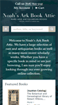 Mobile Screenshot of noahsarkbookattic.com